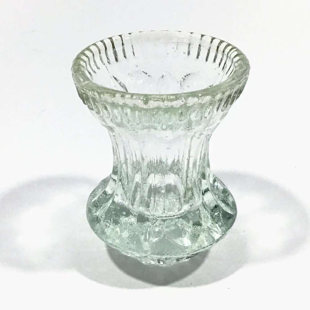Toothpick Holder Vintage Lead Crystal Mini Vase